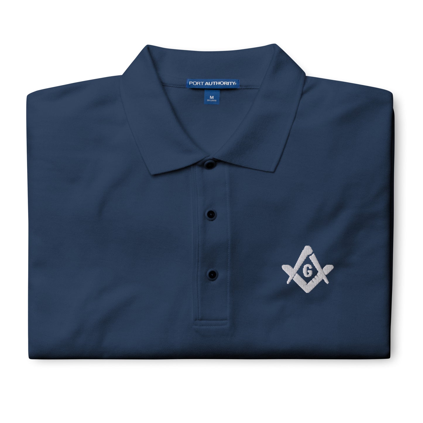 Square and Compass Men's Premium Polo